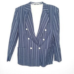 Burberry blue strip blazer